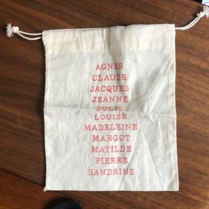 Clare V small dust bag